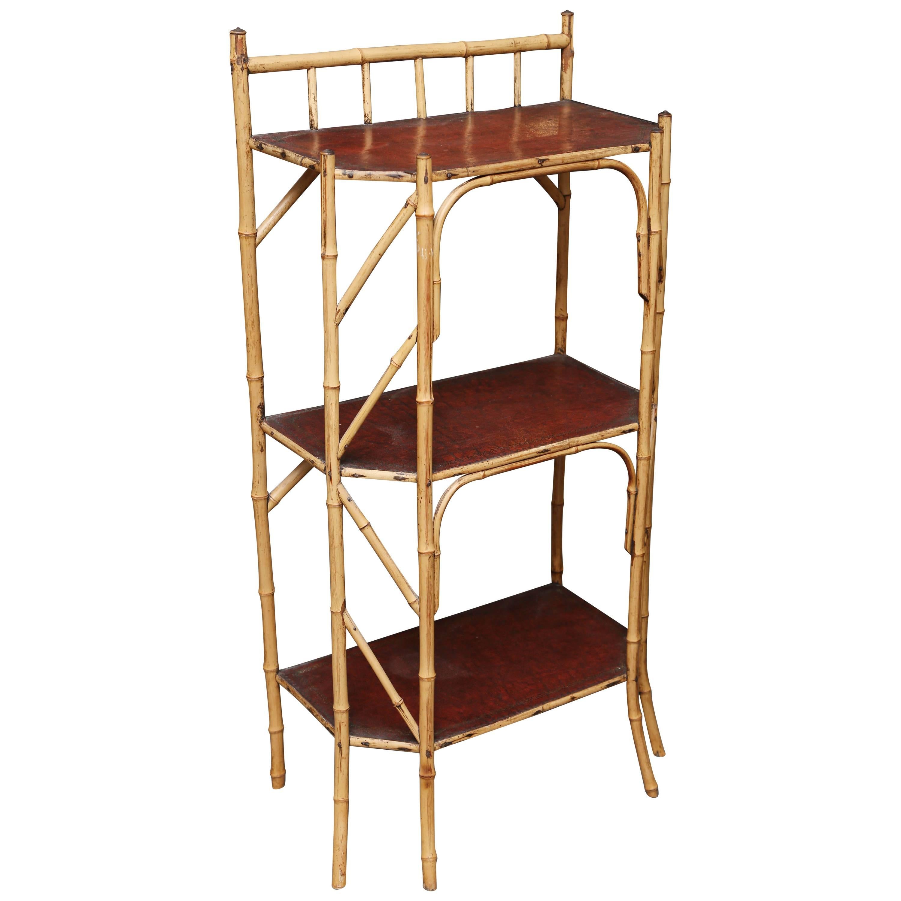 Superb 19th Century English Bamboo Book Stand