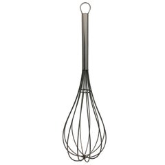 Vintage C. Jere Giant Metal Whisk Wall Art