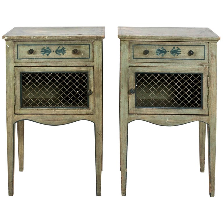 Italian Painted Side Tables Circa 1890 For At 1stdibs Italian Painted Side Tables Circa 1890 For