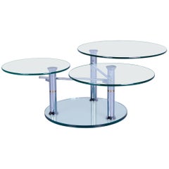 Draenert Intermezzo 1332 Designer Coffee Table Glass Series, Metamorphosen