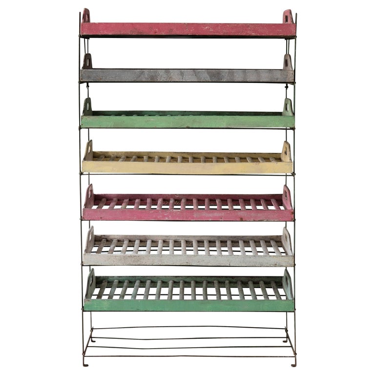 French Vintage Fruit Rack For Sale