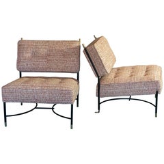1960s Pair of Italian Lounge Chairs