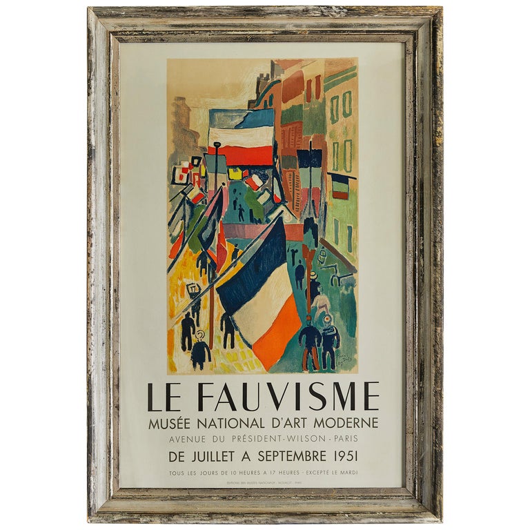 Raoul Dufy Vintage Poster For Sale
