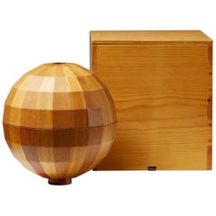 Wooden Object Designed and Made by Søren Risvang, Denmark, 1950s