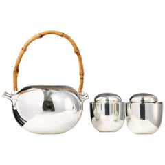 Retro Tea Set Designed by Vivanna Torun Bülow-Hübe for Dansk International Designs