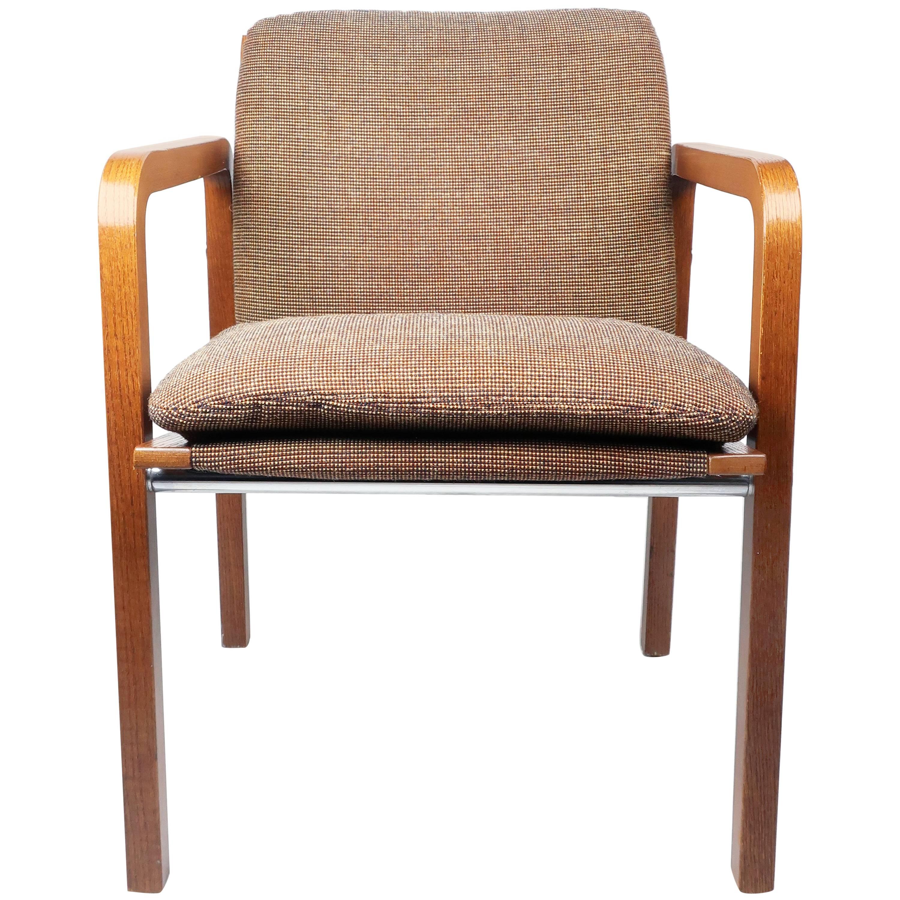 Thonet Upholstered Bentwood Armchair