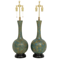 Pair of Italian Ceramic Lamps