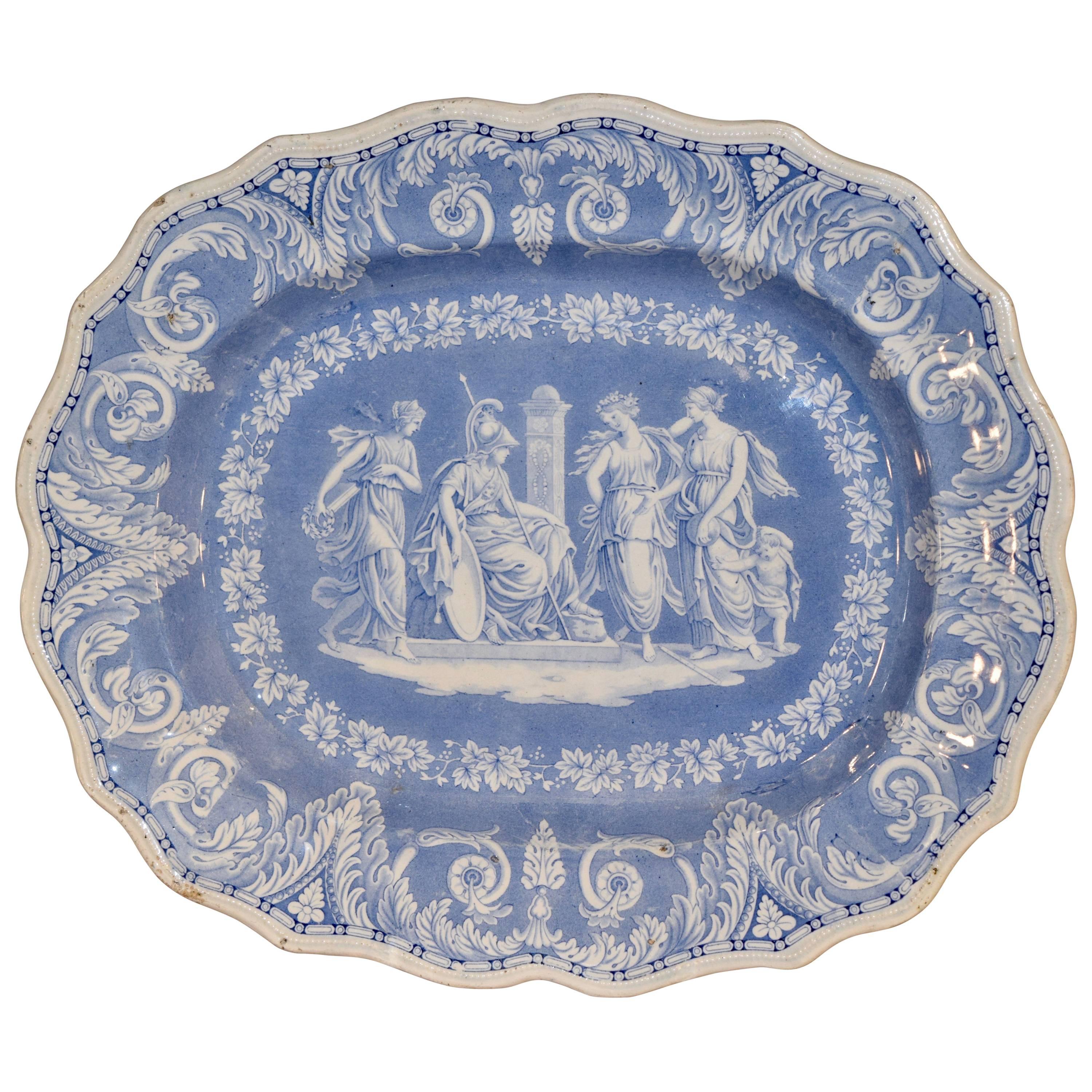 "Etruscan" Platter, circa 1830