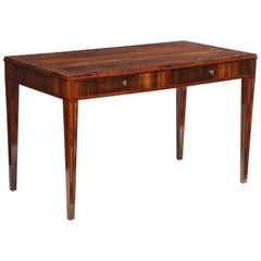 Antique Swedish Grace Rosewood and Inlaid Writing Table, Nordiska Kompaniet, circa 1915