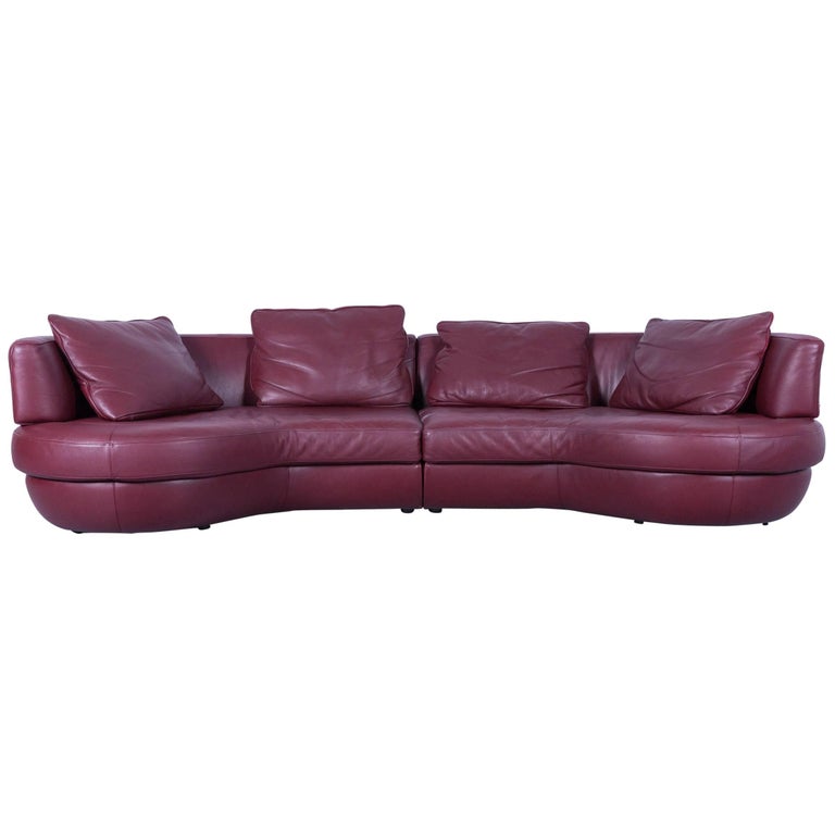 Natuzzi Leather Sofa by Italsofa For Sale at 1stdibs