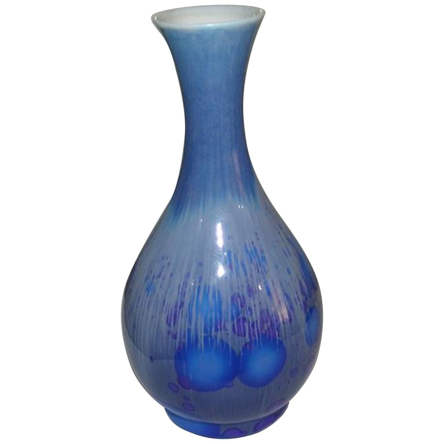 Royal Copenhagen Crystalline Glaze Vase by Paul Prochowsky 3-3-1924