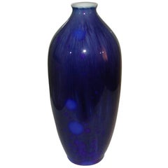 Royal Copenhagen Crystalline Glass Vase by Paul Prochowsky, 9-11-1924