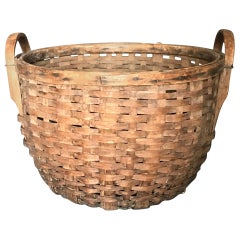 Large American Basket with Handles