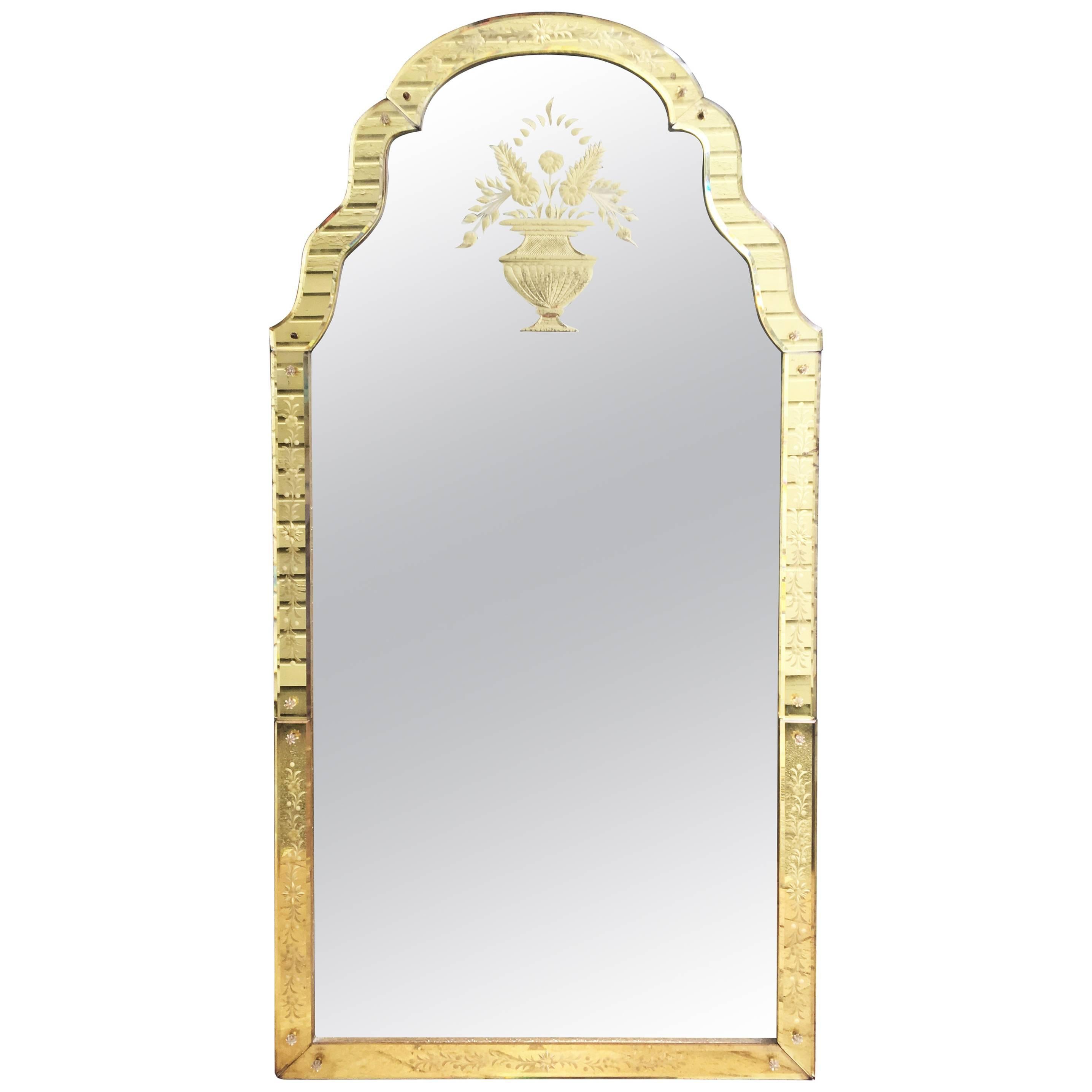 Turn of the Century French Art Deco Mirror