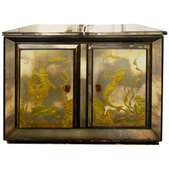 Vintage Mirrored Venetian Style Bar