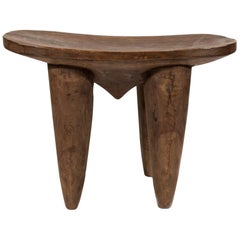 Large Wood Stool from West Africa