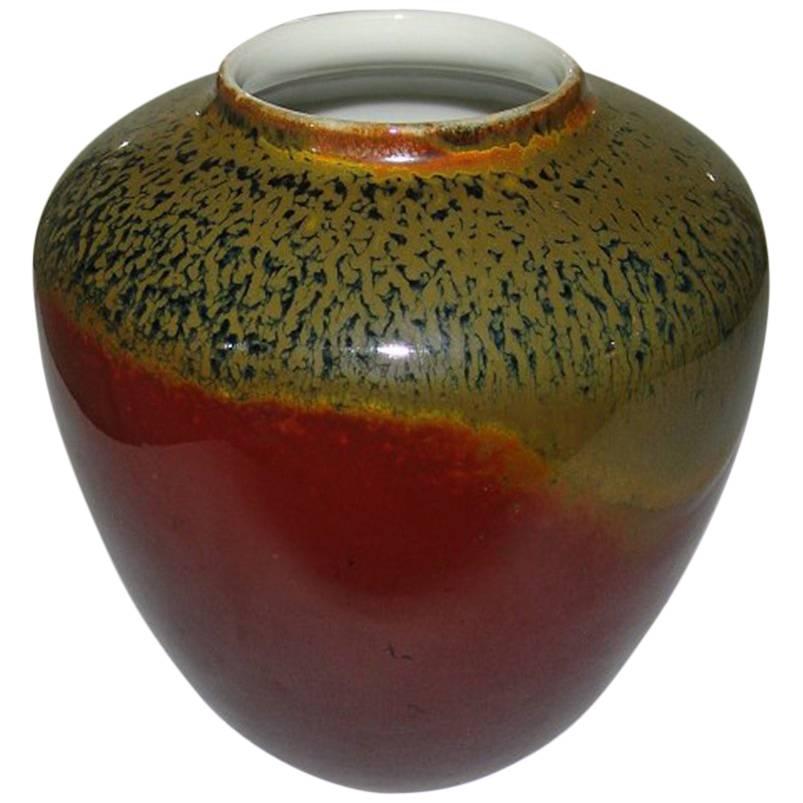 Royal Copenhagen Crystalline Glaze Vase by Frederik Ludvigsen, FL793