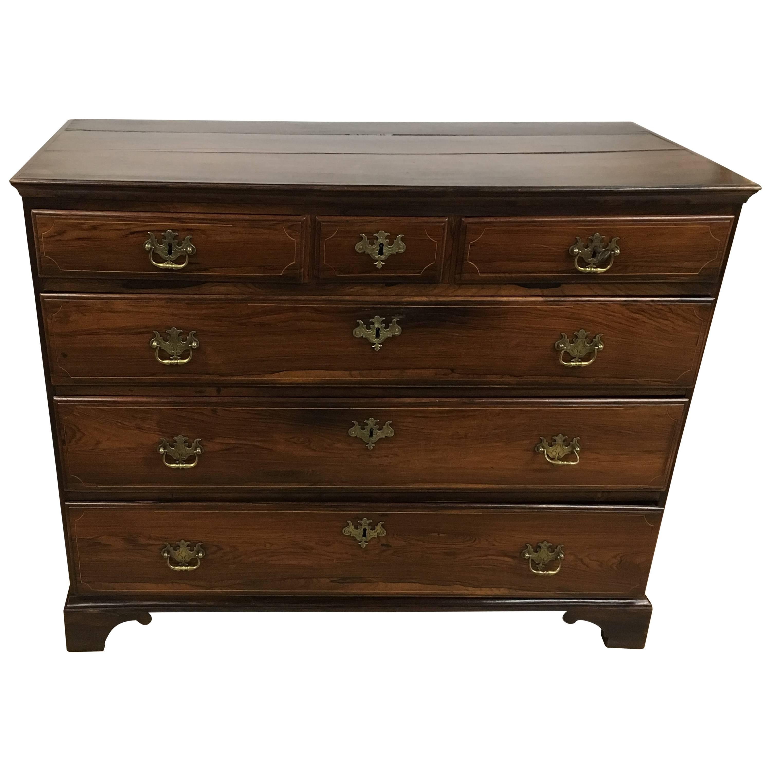 19th Century Portuguese Rosewood Commode Dressing Chest For Sale