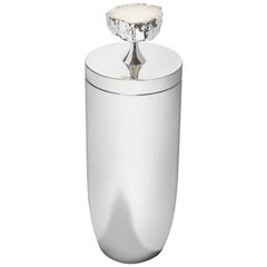 Heritage Cocktail Shaker in Crystal and Silver, in Stock