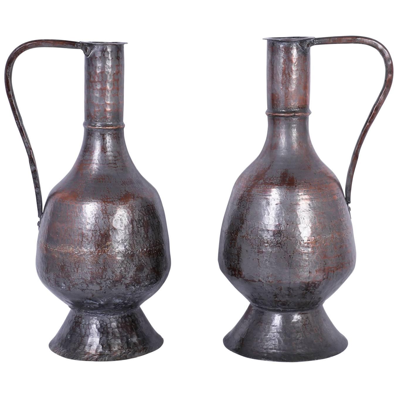 Antique Handcrafted Water Pitchers For Sale