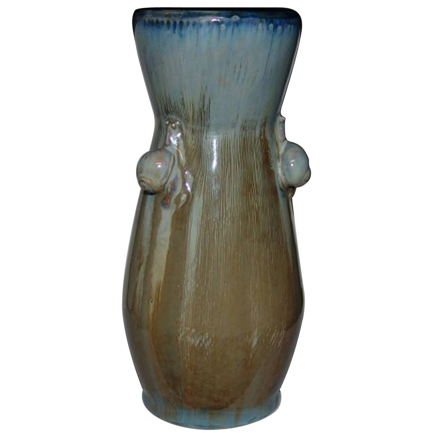 Royal Copenhagen Unique Vase by Anna Smith and Valdemar Engelhardt from 1892 For Sale