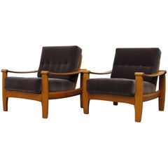 Pair of Danish Mid-Century Lounge Chairs