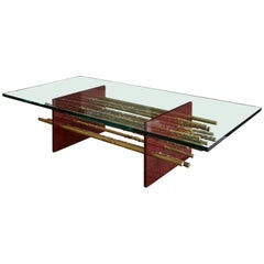 Pierce Oxblood Coffee Table