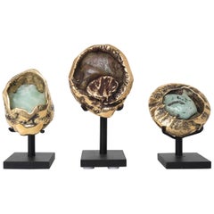 Handmade Brass and Glass Bespoke Decor Sculptural Objects from Circa3230