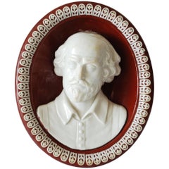 Cremefarbenes Portrait von Shakespeare, Wedgwood, um 1785