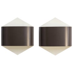 1960s Rolf Krüger & Dieter Witte Wall Sconces by Staff Germany, Set of Two