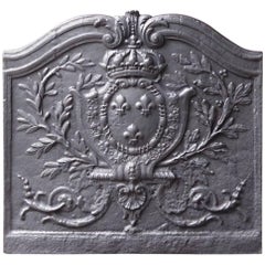 18th Century French 'Arms of France' Fireback