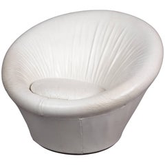 Artifort Pierre Paulin Mushroom in White Leather
