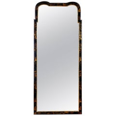 Fine Queen Anne Japanned Pier Mirror