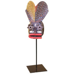 Mecano Smile Sculpture in Handcrafted Metal Wrought