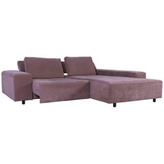 Mondo Designer Corner Sofa Cloth Brown Function Electric