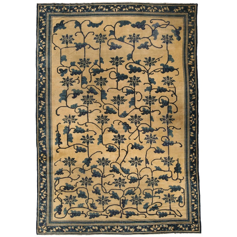 Vintage Chinese Carpet For Sale at 1stdibs