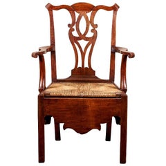 Antique Georgian Chamber Pot Armchair