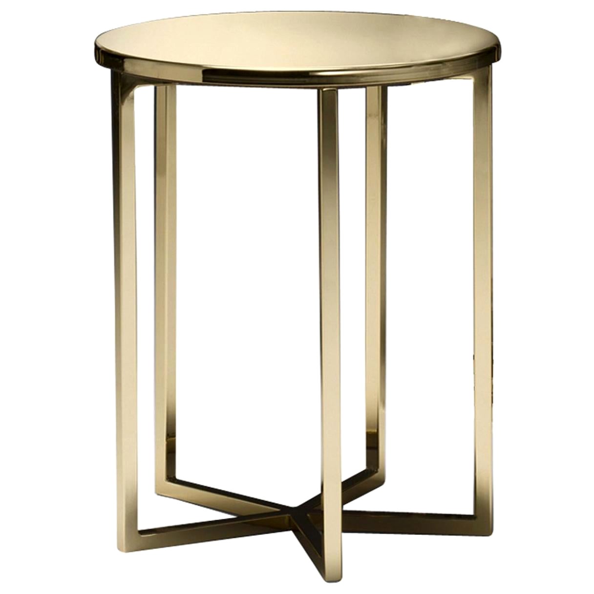 Elliot Gold Side Table For Sale