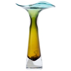 Swedish Glass Vase by Vicke Lindstrand for Kosta, 1950s