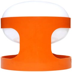 Vintage "KD27" Joe Colombo by Kartell 1960s Italian Design Orange Table Lamp