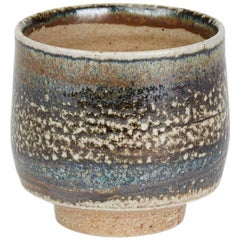 Retro Micki Schloessingk Studio Pottery Yunomi, 20th Century