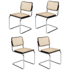Set of Four Cesca Gavina Chairs by M. Breuer, 1964