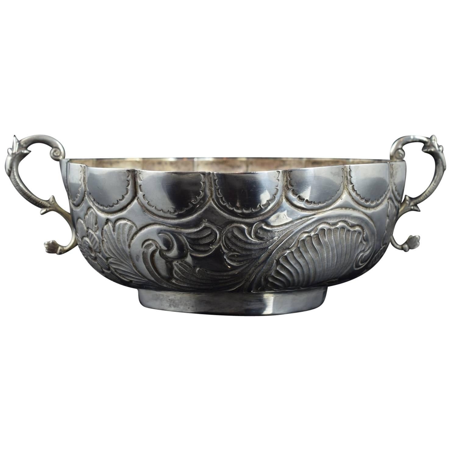 Silver "Bernegal" 'Drinking Cup' Portugal, 19th Century For Sale