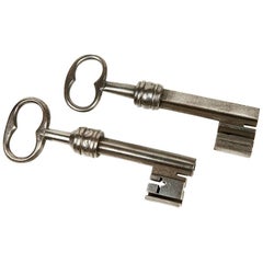 Used Strong Box Pair of Keys, 17th Century