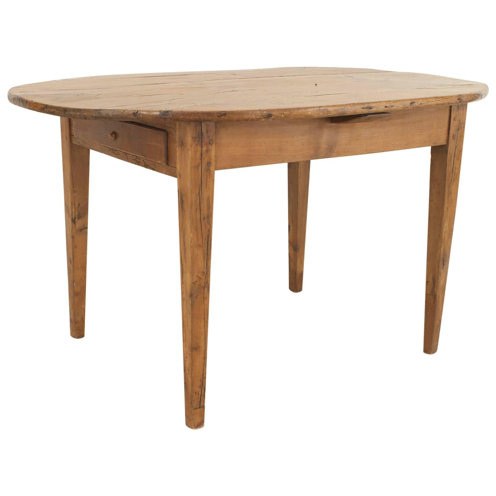 French Provincial Round Extending Dining Table For Sale at 1stDibs