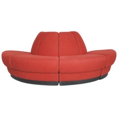 Space Age Modular Danish Sofa from Kinnarps