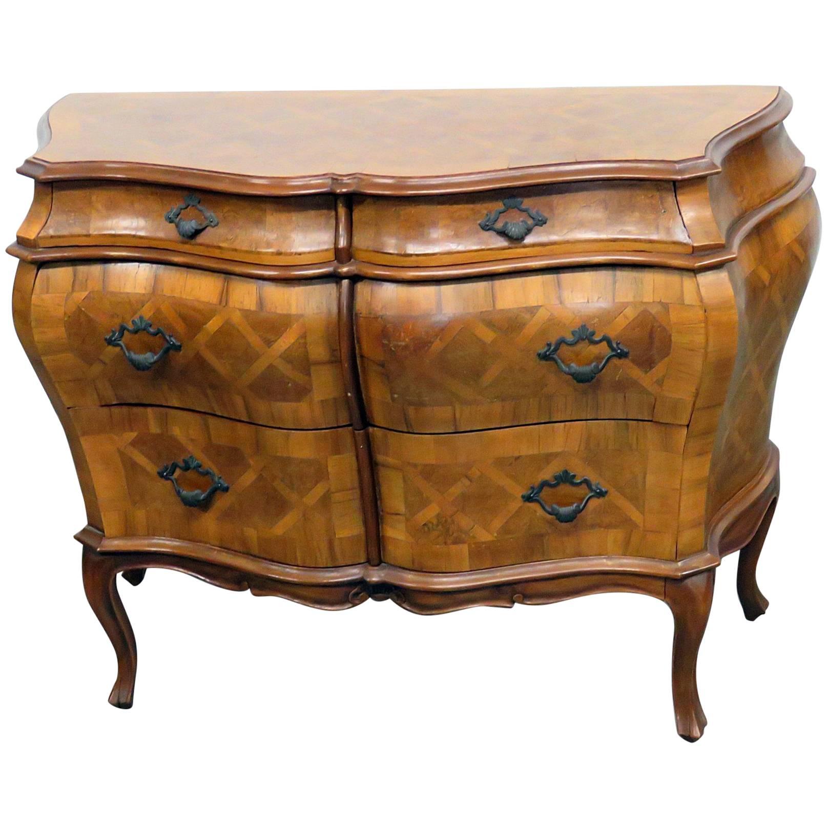 Louis XV Style Parquetry Commode