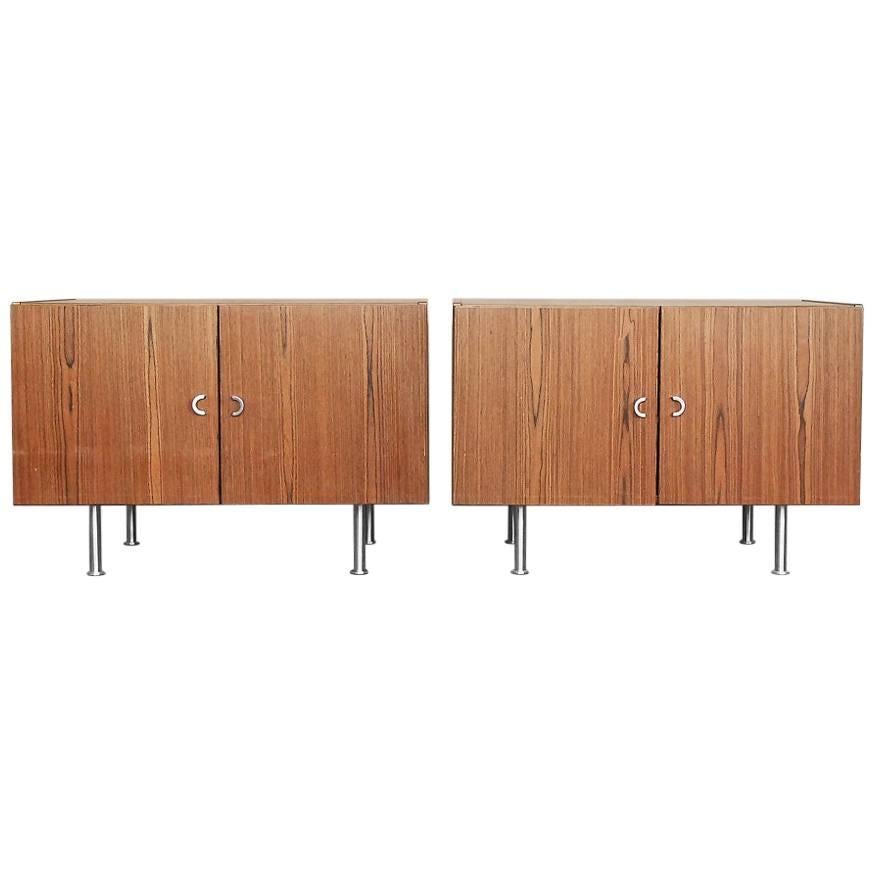 Rosewood Danish Sideboards, 1970s, Set of Two For Sale