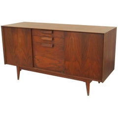 Vintage Jens Risom Danish Post-War Teak Credenza Sideboard