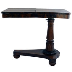 19th Century Rosewood Regency Duo Angle Adjustable Bookrest Reading Table